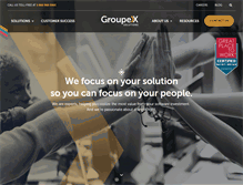 Tablet Screenshot of groupex-solutions.com